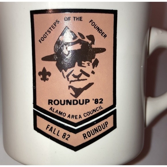 Footsteps of The Founder Roundup Fall 1982 Alamo Area Council Scout USA Mug 8 oz - Picture 8 of 12
